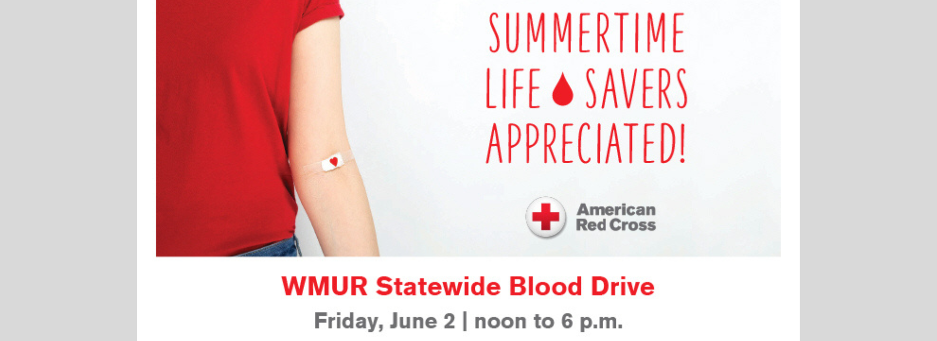 WMUR Statewide Blood Drive June 2023