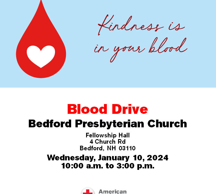 January 2024 Blood Drive