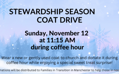Stewardship Season Coat Drive