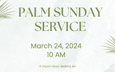 Palm Sunday Services