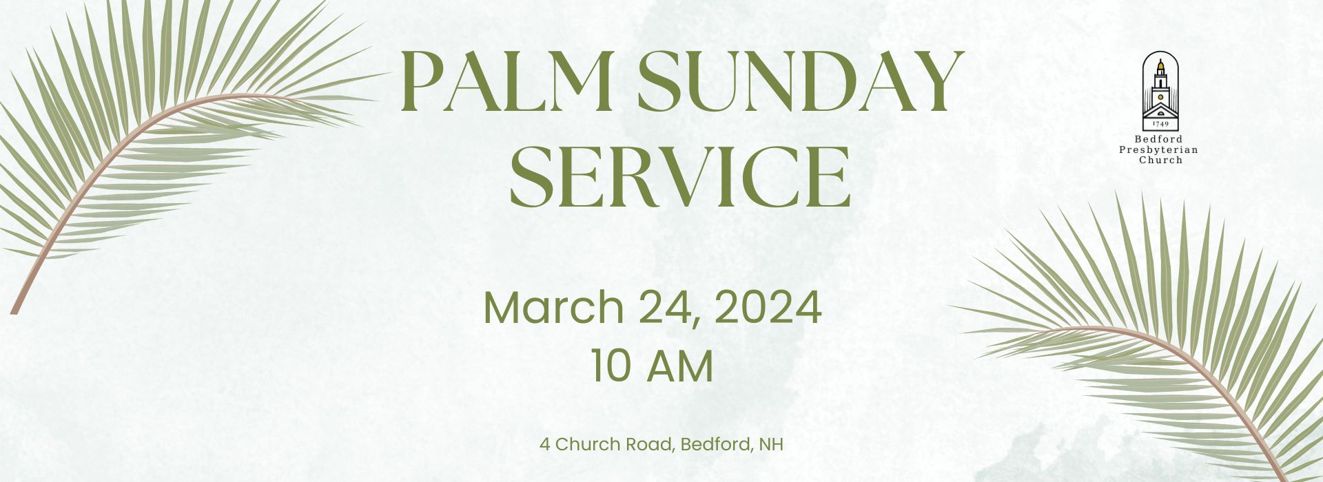 Palm Sunday Service web