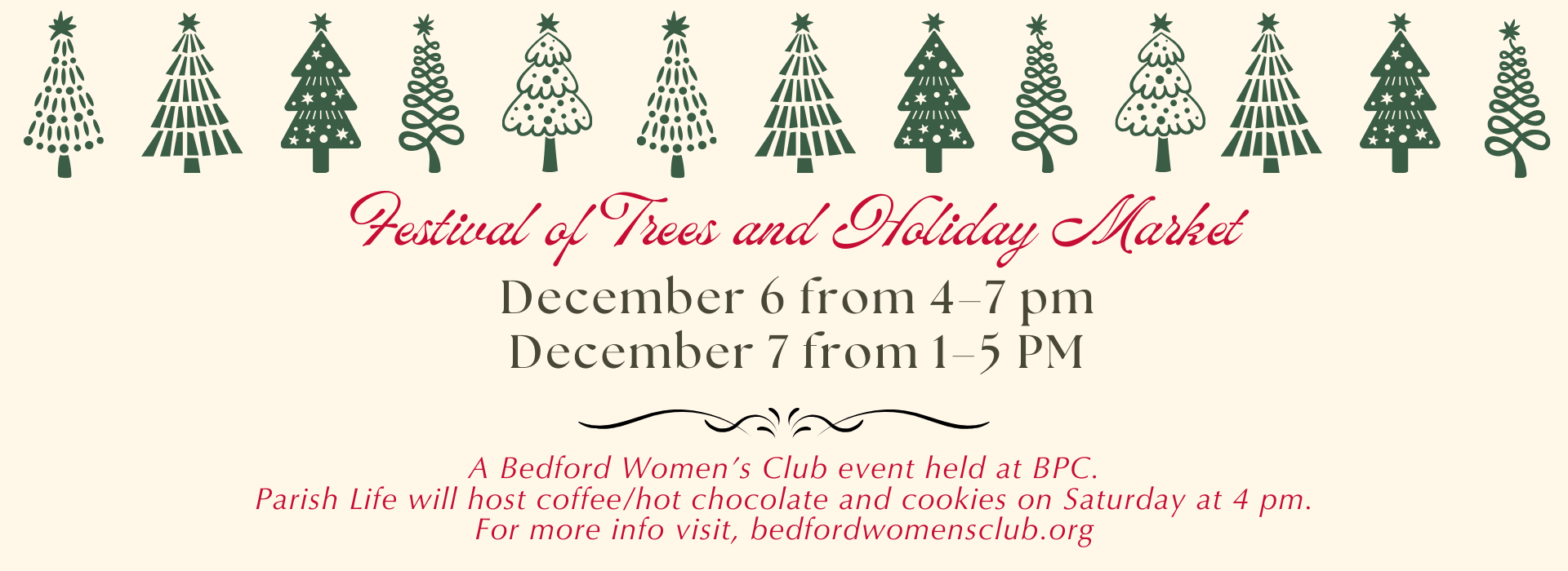 Festival of Trees Womens Club 2024