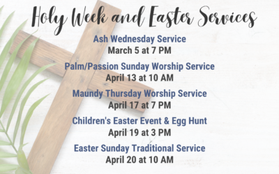 Easter Services and Festivities