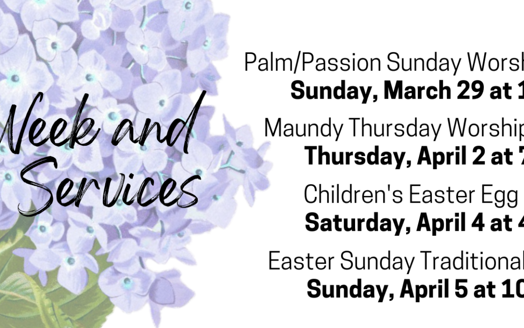 Easter Services and Festivities