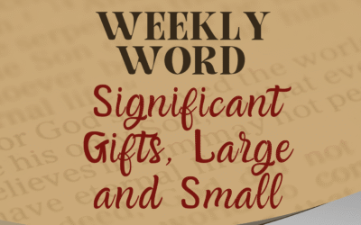 Significant Gifts, Large and Small
