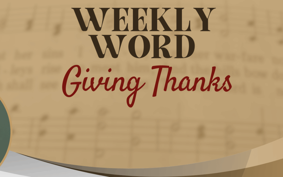 Giving Thanks