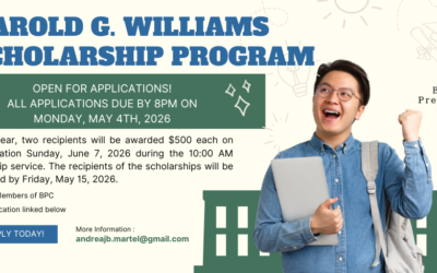 Harold G. Williams Scholarship 2026